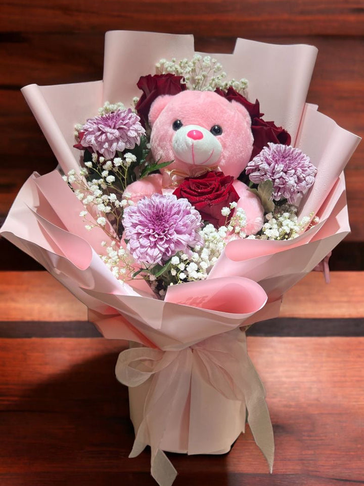 The "Pink Peony" Teddy Bloom