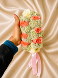 Peaches & Cream Floral Gajray